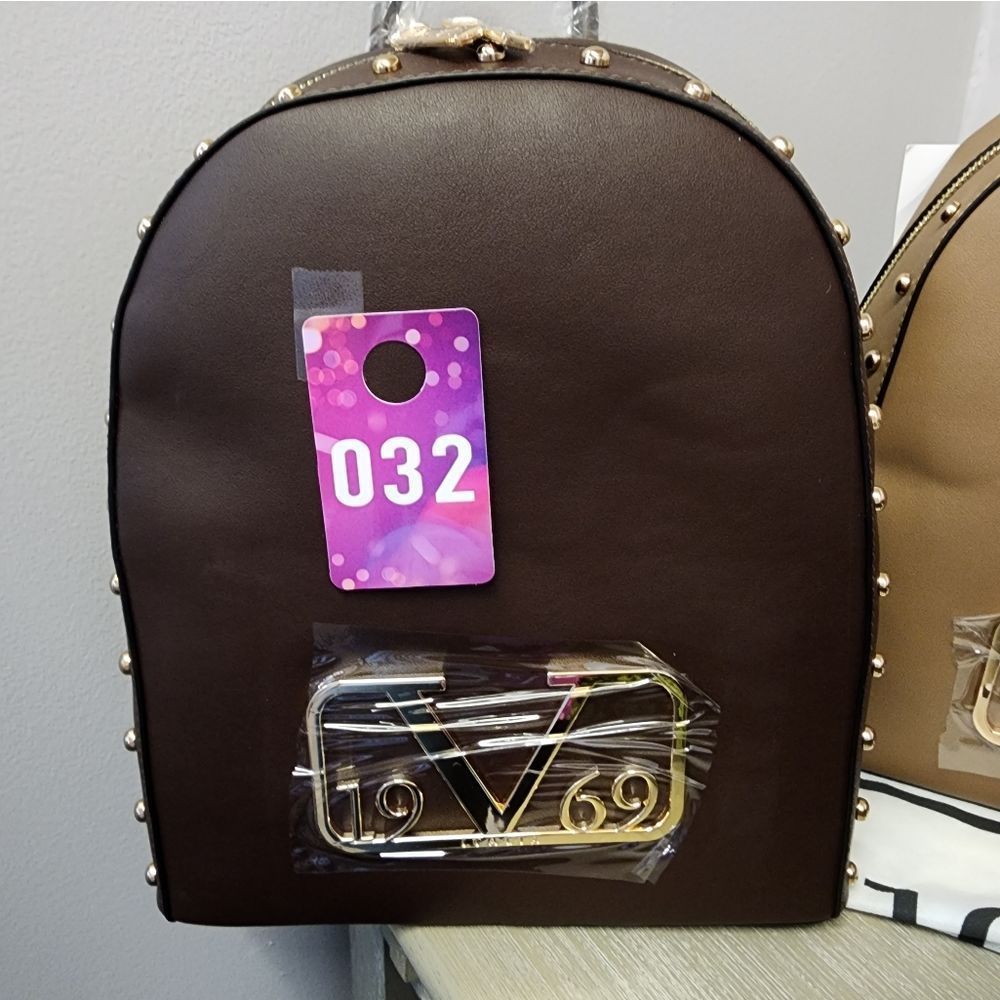 32. Dark Brown 19v69 Italia Backpack